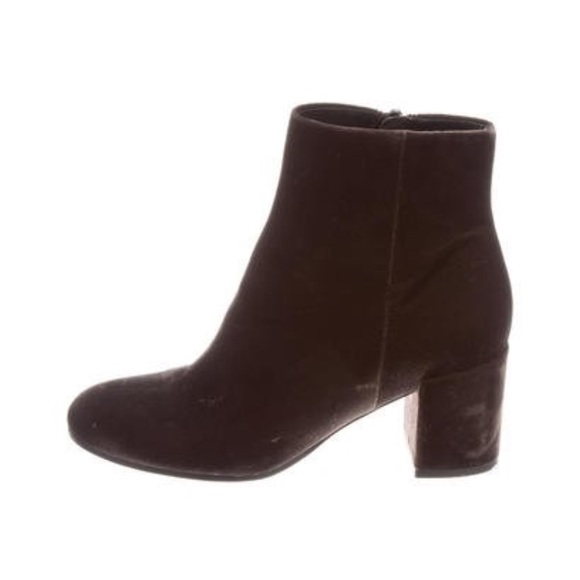 vince blakely velvet booties